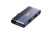 USB-hub - REMAX Docking Station RP-U15 USB HDMI USB-C (black) USB-hub - RP-U15