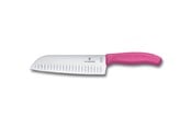 Kjøkkenredskaper - Victorinox SwissClassic Santoku Knife 17 cm - Pink - V-6.85 26.17L5B