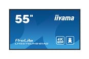 Digital skilting & Hotell TV - iiyama ProLite LH5575UHS-B1AG 55" Class (54.6" viewable) LED-backlit LCD display - 4K - for digital signage - LH5575UHS-B1AG