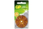 Kamerabatteri & Batterigrep - GP Hearing Aid Battery ZA 312 1.4V 6-Pack Zinc-Air PR41 - Brown - 103250