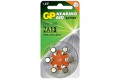 Kamerabatteri & Batterigrep - GP Zinc Air Button Cell ZA13 (PR48) - Dial of 6 - Brown - 4420