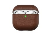 Hodetelefoner - KeyBudz Artisan Series Leather Case for Airpods 4:th gen - Natural Brown - AP4_S3_NBN