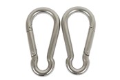 Sikkerhetsutstyr - Home>it fireman's snap hook Ø10 x 100 mm stainless steel 2 pcs. - 20469