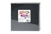 Hobbyartikler - Colorations - Canvas Black 20x20cm Set of 3 - BLKCAN