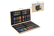 Arts & Crafts - Tilbehør - Grafix Wooden Colouring Case 180 pcs - FSC wood - 150088