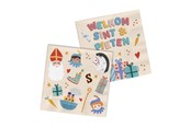 Leketøy - Folat BV - Napkins Welcome Santa & Pieten 20 pcs. - 65710