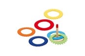 Leketøy - Goki - Wooden Ring Throwing Game with 6 Felt Rings - 56776