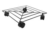 Hageredskaper - Home>it Pot trolley square galvanized black - 5708614921326