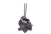 Reklameartikler - Nemesis Now - Harry Potter Hufflepuff Crest (Silver) Hanging Ornament - B6482X3