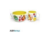 Reklameartikler - ABYstyle - POKEMON - Breakfast Set Mug + Bowl - Pikachu & Kanto Starters - Krus - ABYTAB120