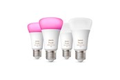 Smarthus - Philips Hue Color A60 E27 1100 Lumen - 4-pakning - 929002468802x2