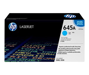 Printertilbehør blekk/toner - HP 645A / C9731A Cyan Toner - Laser toner Blå - C9731A