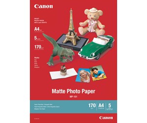 Papir, Fotopapir & Etiketter - Canon Paper MP-101 / 7981A005 Matte Phot - 7981A005