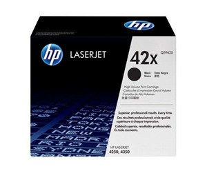 Printertilbehør blekk/toner - HP 42X / Q5942X High Capacity Black Toner - Laser toner Svart - Q5942X