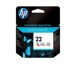 Printertilbehør blekk/toner - HP 22 / C9352AE Tri-Color - Blekkpatron Colour (cyan, magenta, yellow) - C9352AE