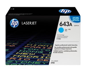 Printertilbehør blekk/toner - HP 643A / Q5951A - Laser Toner - Laser toner Blå - Q5951A