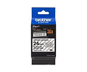 Papir, Fotopapir & Etiketter - Brother Tape brother 24mm black/clear - tze-s151 - TZ-S151