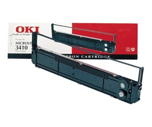 Printertilbehør blekk/toner - OKI Ribbon Black for ML3410 / 09002308 - Skriverbånd Svart - 09002308