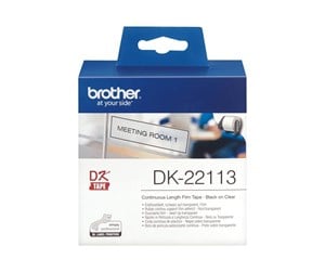 Papir, Fotopapir & Etiketter - Brother 62mm Clear Film - DK-22113