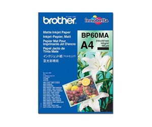 Papir, Fotopapir & Etiketter - Brother BP 60MA Matte Inkjet Paper - BP60MA