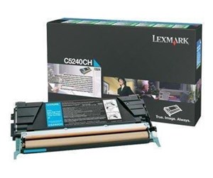 Printertilbehør blekk/toner - Lexmark C5240CH Toner - Laser toner Blå - C5240CH