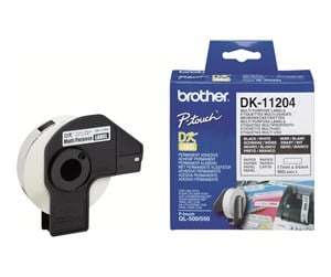 Papir, Fotopapir & Etiketter - Brother DK-11204 - Termokopieringspapir - DK-11204