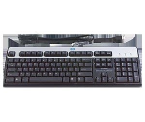 Tastatur - HP 2004 Standard Keyboard UK - Tastatur - Engelsk - Sølv - DT528A#ABB