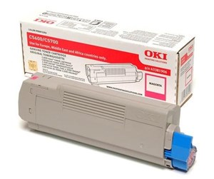 Printertilbehør blekk/toner - OKI 43381906 Toner - Laser toner Rød - 43381906