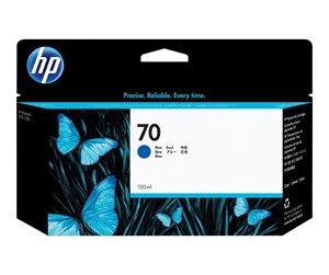 Printertilbehør blekk/toner - HP 70 Blue Ink - Blekkpatron Blå - C9458A