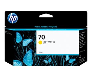 Printertilbehør blekk/toner - HP 70 / C9454A Yellow Ink - Blekkpatron Yellow - C9454A