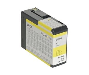 Printertilbehør blekk/toner - Epson T5804 Yellow - Blekkpatron Yellow - C13T580400