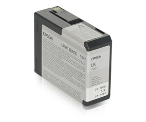 Printertilbehør blekk/toner - Epson T5807 Light Black - Blekkpatron Lys svart - C13T580700