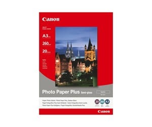 Papir, Fotopapir & Etiketter - Canon Paper SG-201 / 1686B026 Semi Gloss - 1686B026