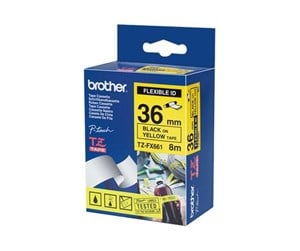 Papir, Fotopapir & Etiketter - Brother 36MM FLEX TZ-TAPE - TZ-FX661