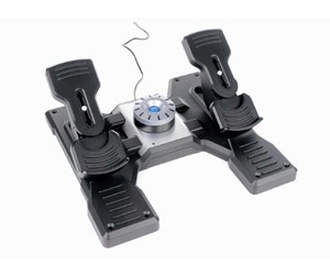 Spill - Tilbehør - Logitech G Saitek Pro Flight Rudder Pedals - Controller - PC - 945-000005