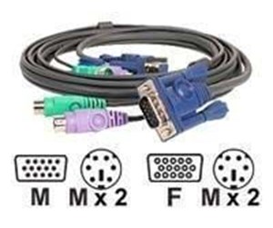 KVM-kabel - IOGEAR Micro-Lite 3.0Mtr. KVM Cab - G2L5003P