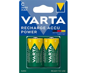 Batteri - VARTA Recharge Accu Power C 3000mAh (2 Pack) - 4008496550739