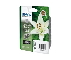 Printertilbehør blekk/toner - Epson T0599 Light Light Black - Blekkpatron Veldig lysesvart - C13T05994010