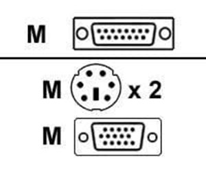 KVM-kabel - ATEN KWM kabler ps/2 3M - 2L-5203P