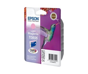 Printertilbehør blekk/toner - Epson T0806 Light Magenta - Blekkpatron Light magenta - C13T08064010