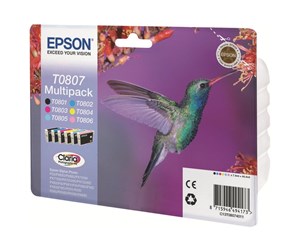 Printertilbehør blekk/toner - Epson Multipack 6 Color - Blekkpatron Blå - C13T08074010