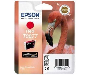 Printertilbehør blekk/toner - Epson T0877 Red - Blekkpatron Rød - C13T08774010