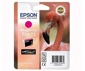 Printertilbehør blekk/toner - Epson T0873 - Blekkpatron Rød - C13T08734010