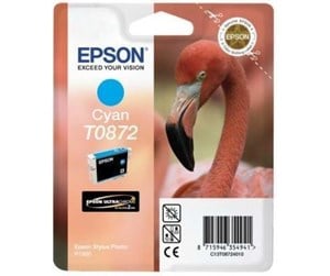 Printertilbehør blekk/toner - Epson T0872 - Blekkpatron Blå - C13T08724010