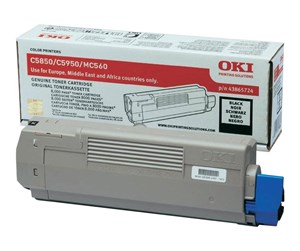 Printertilbehør blekk/toner - OKI 43865724 / Black Toner - Laser toner Svart - 43865724