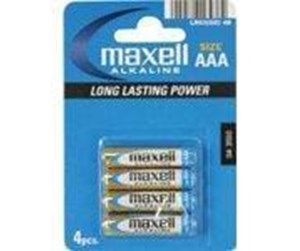 Batteri - Maxell Battery - Alkaline AAA - 4 Pack - 723671