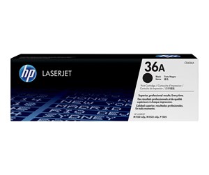 Printertilbehør blekk/toner - HP 36A / CB436A Black Toner - Laser toner Svart - CB436A