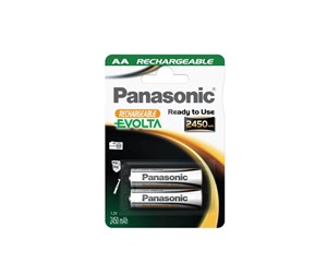 Batteri - Panasonic  Opl.Evolta AA 2450M AH 2/Pk - P6P-2BLISTER