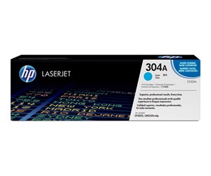 Printertilbehør blekk/toner - HP 304A / CC531A Cyan Toner - Laser toner Blå - CC531A