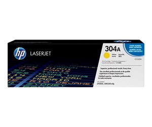 Printertilbehør blekk/toner - HP 304A / CC532A Yellow Toner - Laser toner Yellow - CC532A